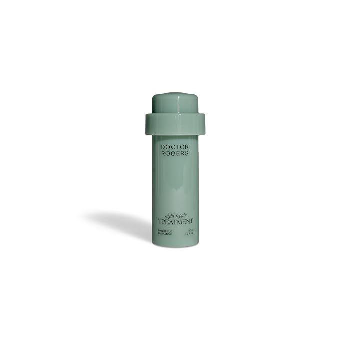 Doctor Rogers Night Repair Treatment REFILL. Restoring & Hydrating Anti-Aging Face Serum with Glycolic Acid, 1 Ounce (30 ml)
