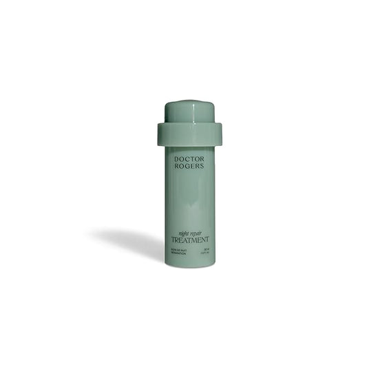 Doctor Rogers Night Repair Treatment REFILL. Restoring & Hydrating Anti-Aging Face Serum with Glycolic Acid, 1 Ounce (30 ml)