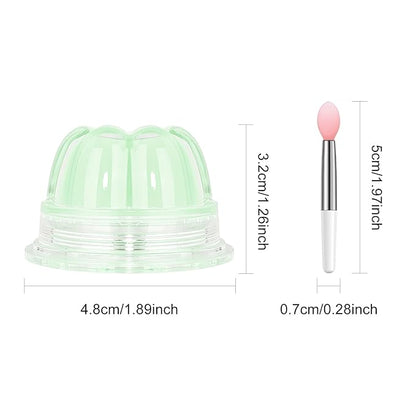 2Pc Jelly Lip Mask Overnight,Fruity Avocado Collagen-Avocado