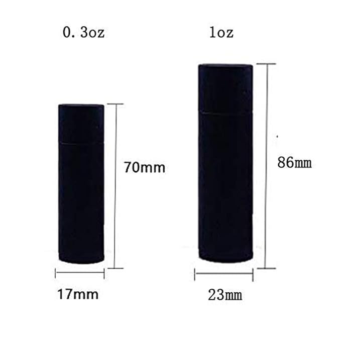 10 Pcs 1 Oz Paperboard Lip (Black)