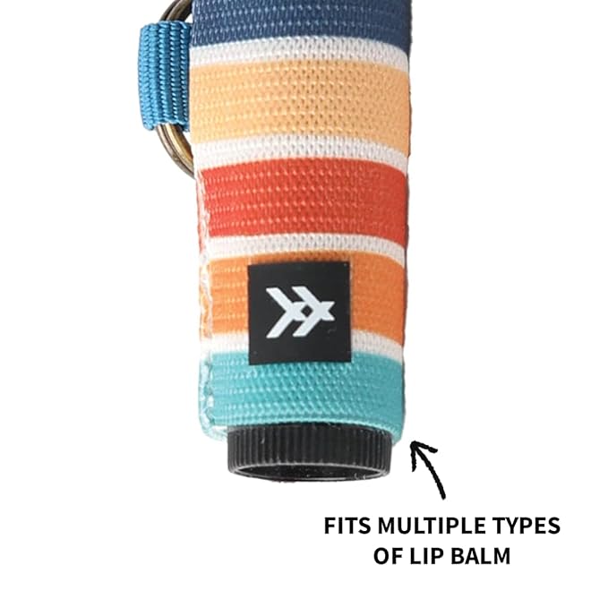 Thread Wallets Lip Balm Holder Keychain, Lip Gloss