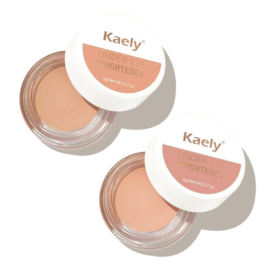 evpct 2Pcs under Eye Brightener, Nourishing Luminous under & 09#