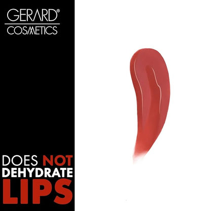 Gerard Cosmetics Color Your Smile Lip Gloss - Passion | Moisturizing Lip Gloss with Mirror and LED Light | Super Pigmented | Shiny Finish | Nude Lip Color | Cruelty Free and Made in USA