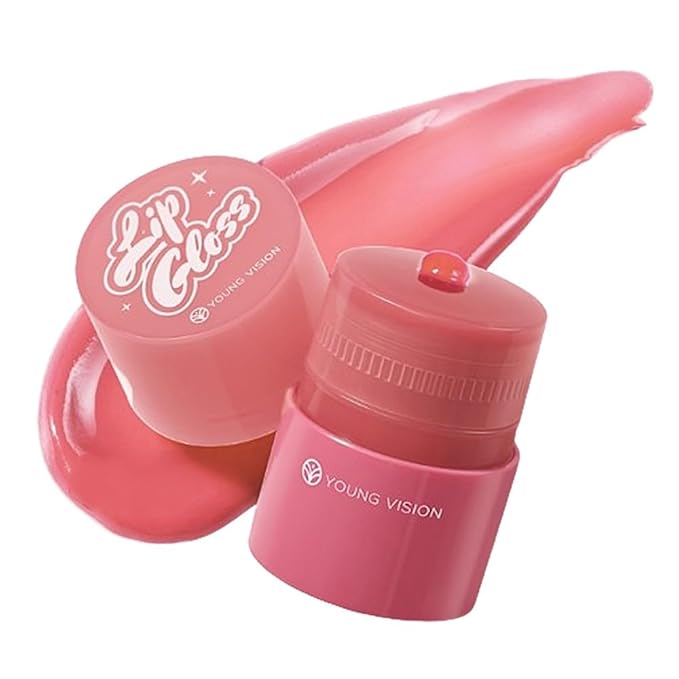 Tinted Lip Balm, Twist Dispenser Hydrating Lip Gloss, Lightweight, Shiny Melting Lip Gloss, Comfortable, Non-Sticky, Lip Mask Friendly(03#)