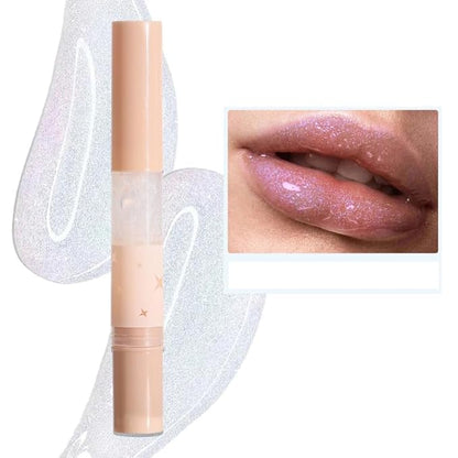 Glitter Lip Gloss Long Lasting Peal Shimmer Liquid Lip