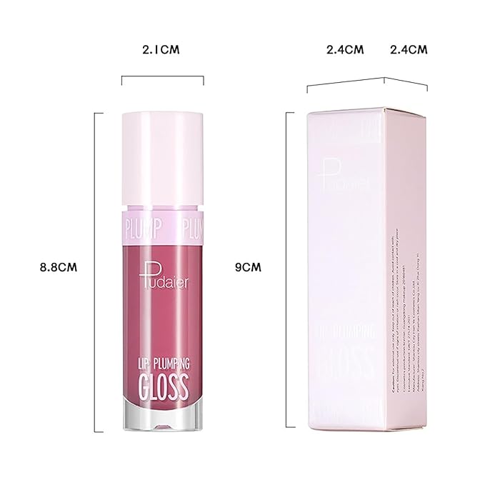Plumping Lip Gloss for Women Glossy Liquid Lipstick Plumping