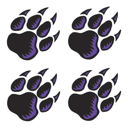 FashionTats Sport Spirit Temporary Tattoos | 100 Tattoos Wolf Paw)