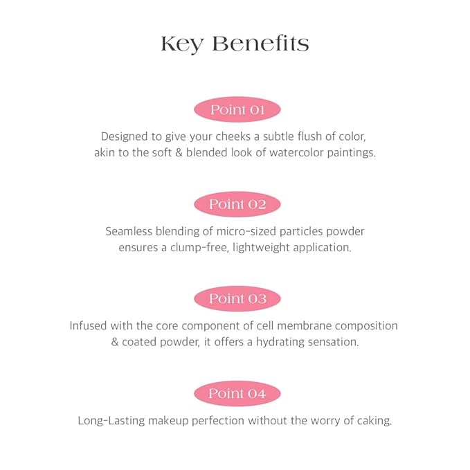 Dr.Althea Dear.A Fluffy Blush -An airy, long-lasting pressed up roses)