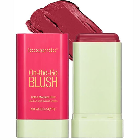 Blush Stick Matte Finish Waterproof Long Lasting Pink (2#hot red)