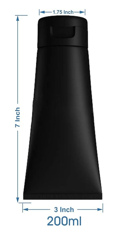 (4pcs per pack) 200ml BLACK Empty