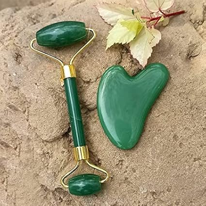 Green Jade Roller & Gua Sha Stimulating