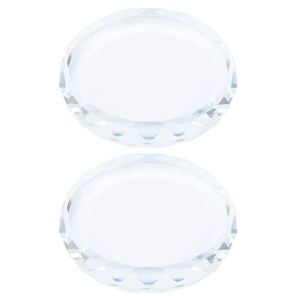 2PCS Nail Art Painting Color Toning Glass Board,