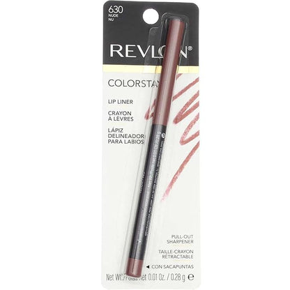 Revlon ColorStay Lip Liner with SoftFlex, Nude [630] 1 ea (Pack of 4)
