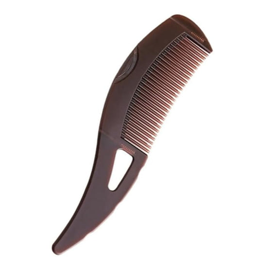 Dandruff comb, Removes Dandruff and Dirt for Women and Men, Massage Comb, Protect Scalp, Hollow Design, Clean up Oily Hair (Brown)
