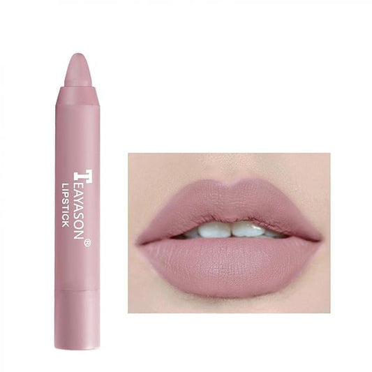 Agrifilm Matte Velvet Lipstick Lip Crayon Nourishing Non-Stick Cup Lip Stain Lip Gloss,Long-lasting Waterproof Lip Stick Lip Makeup for Women (1)