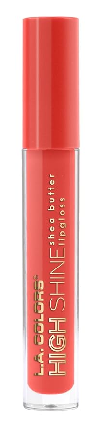 L.A. COLORS High Shine Shea Butter Lip Gloss, Catwalk, 0.14 Ounce