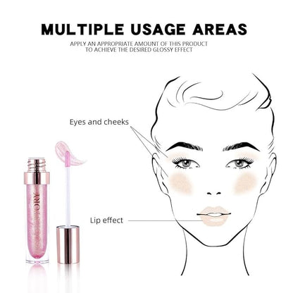 GECOMO Colorful Explosive Pearlescent Lip Gloss