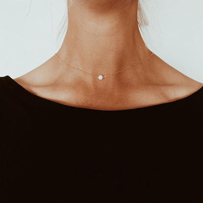 Boho Pearl Back Chain Necklace Gold Backdrop Necklace