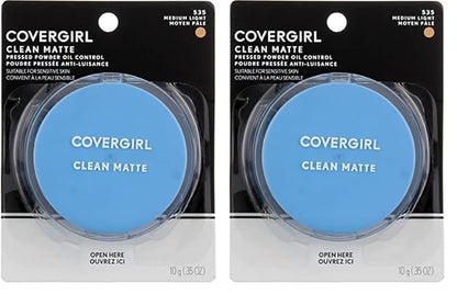 COVERGIRL Clean Matte Pressed Powder Medium Light, 35