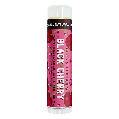 Crazy Rumors Black Cherry Lip Balm. Plant-Based,