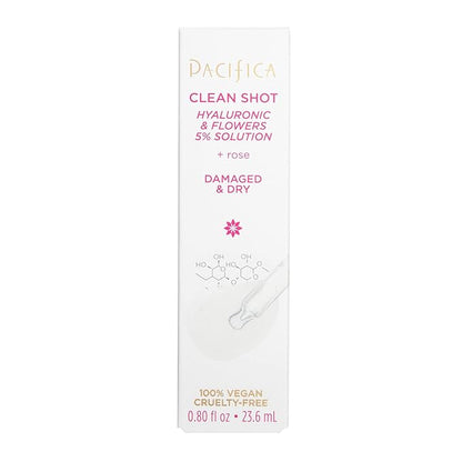 Pacifica Clean Shot Hyaluronic and Flowers 5 Percent 0.8 oz
