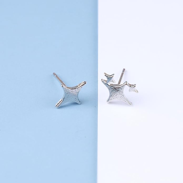 Punk Cross Star Dangle Drop Earrings