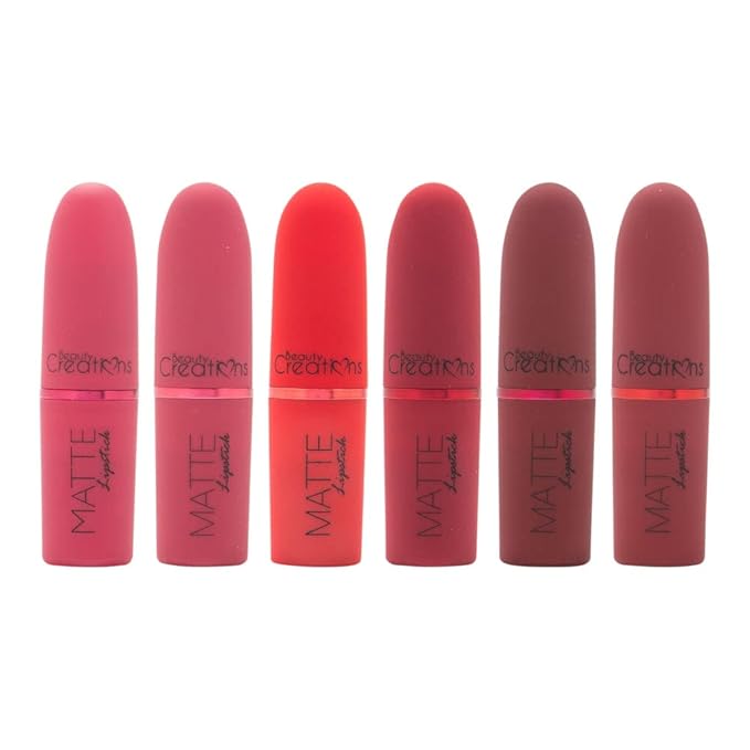 Matte Lipsticks By Beauty Creations Cosmetics (ROMANCE LIPSTICK SET)