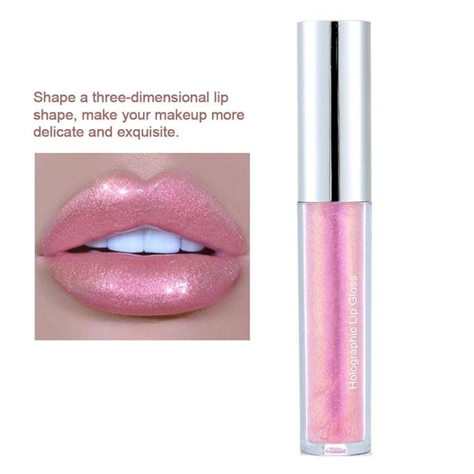 ZJchao Glossy Lipstick Lip Gloss, Waterproof Moisturizing Lipstick Glossy
