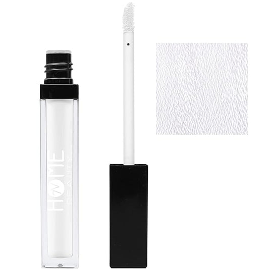 White Matte Liquid Lipstick, Long Lasting High Pigmented Lipstick, 5ml