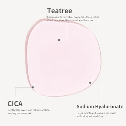 Pink Tea Tree Synergy Serum 30mL/Skin Moisturizer/Facial Moisturizers/1.01 Fl. Oz, CICA, Hyaluronic Acid and Niacinamide, Korean Skin Care, Hydrating