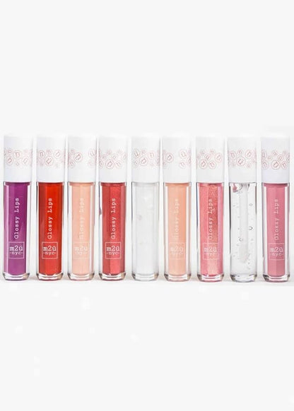 M2U NYC Lip Gloss, Lip Oil, Lip Gloss Set, Lipgloss, Clear Lip Gloss, Lip Makeup, Lip Plumper Gloss, Clear Lip Gloss, Multiple Colors (Clear)