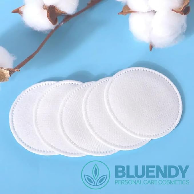 Premium cotton rounds for face