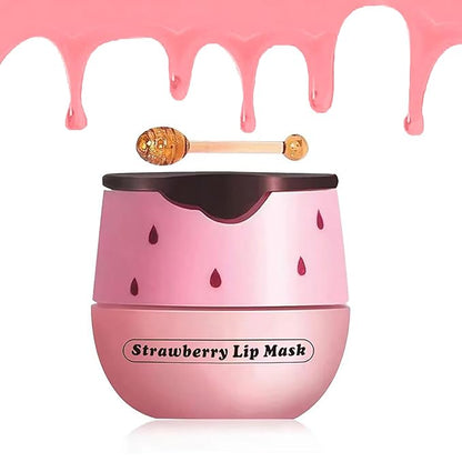 Strawberry Lip Balm Sleeping Lip Mask,