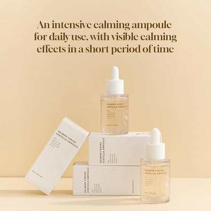 Salmon Caring Centella Ampoule - Salmon PDRN, Salmon Egg Extract, Centella, Madecassoside, Calming, Soothing, Restore and Rejuvenate, Sensitive Skin, Korean Skincare
