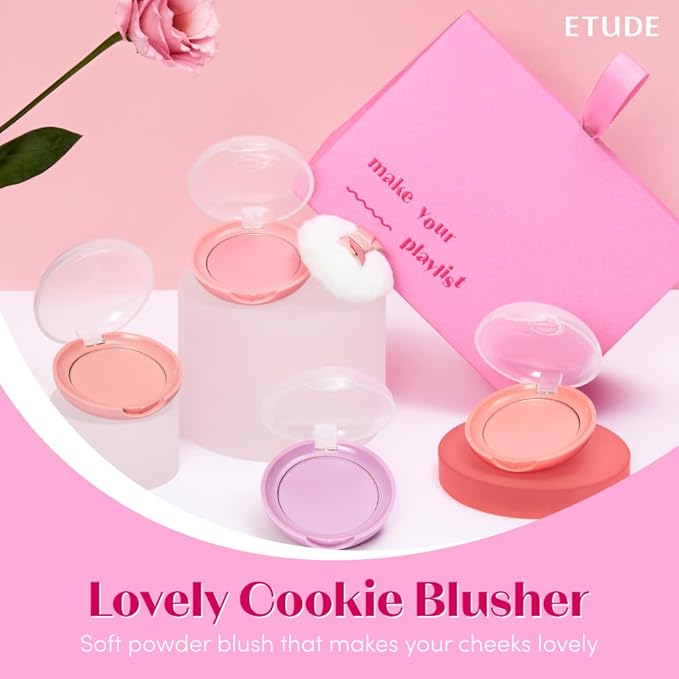 ETUDE Lovely Cookie Blusher #PP502 Lavender Lemon Macaron 4g