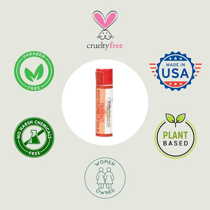All Natural Tropical Moisturizing Lip Balm, Grapefruit