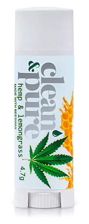 Lip Balm (Hemp & Lemongrass) 100%