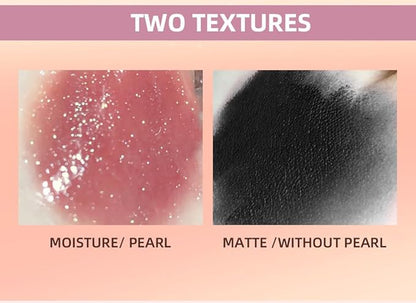 Shimmer Coating Tint Liquid Lipstick, Pink Moisturizing Pearl Coating