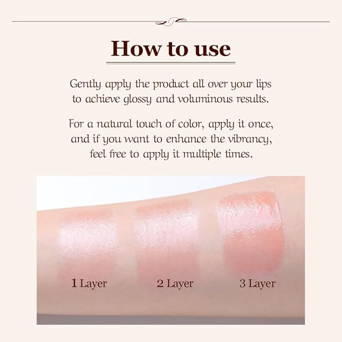 [CHALLANS de PARIS] Elegant Glosy Premium Gloss(Coral)