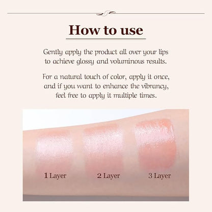 [CHALLANS de PARIS] Elegant Glosy Premium Gloss(Coral)