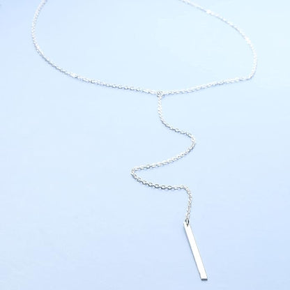 Boho Long Bar Necklace Choker Y