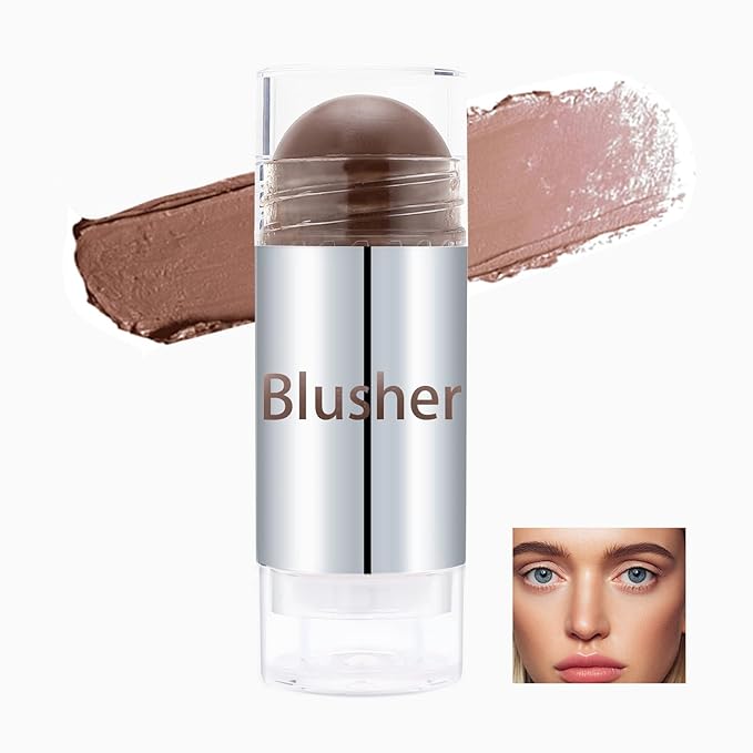 Boobeen Blush Stick Highlighter Makeup Stick Matte Contour & Natural
