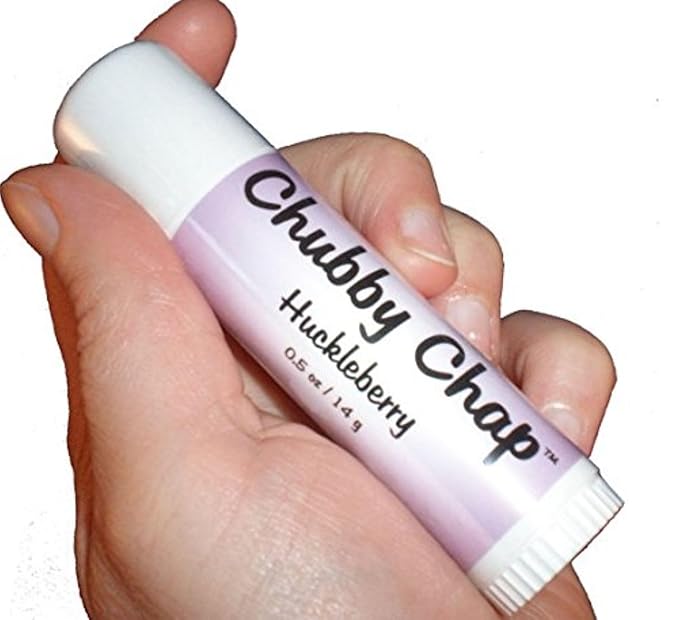 Three (3x) Large Jumbo Chapstick Natural (Huckleberry)