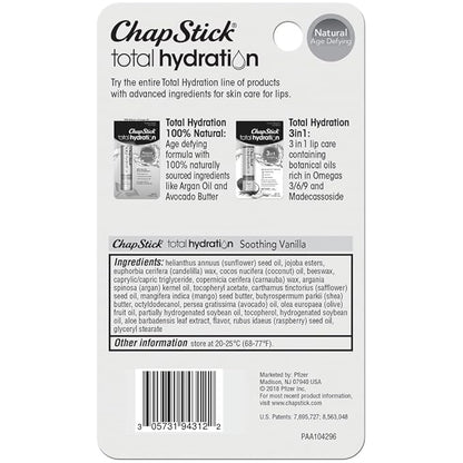 ChapStick Total Hydration Soothing Vanilla Moisturizing