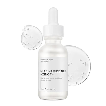 Niacinamide 10%+ Zinc 1% Serum For Face, Niacinamide Serum For Face, Dermatologist, Redness Relieve-30ml 1floz