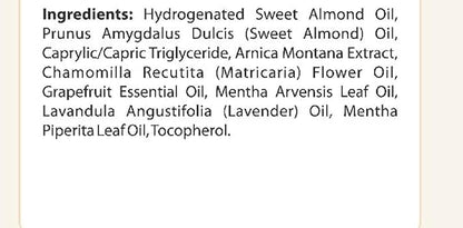 First Botany, Arnica Sore Muscle Massage Oil for Massage Therapy Natural Therapy Oil with Lavender, Mint, Chamomile Essential Oils, Collagen & Stem Cells, Therapeutic Oils for Body Massage Lotion 8oz