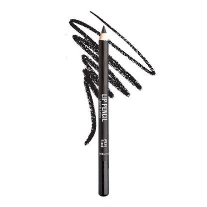 KISS New York Professional Slim Lip Pencil, Creamy Soft Lip Liner, Smooth Long-Lasting Rich Lip Color, Natural Lip Makeup, Water-Resistant Lip Crayon (Black)