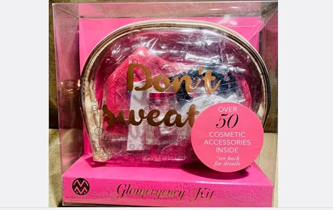 Glam Cosmetic Accessory Kit - 50 items (Black