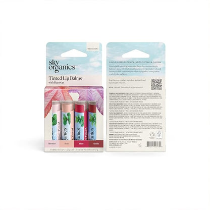 Sky Organics Tinted Lip Balms Color,