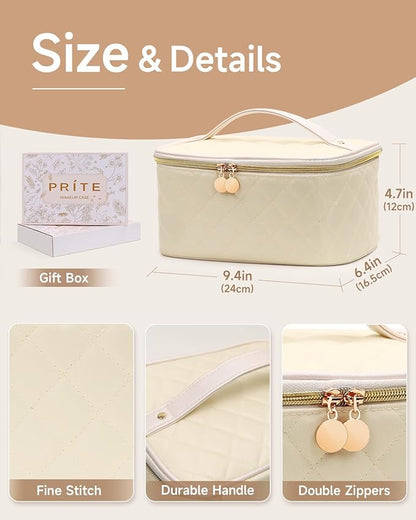 Prite makeup bag, large capacity